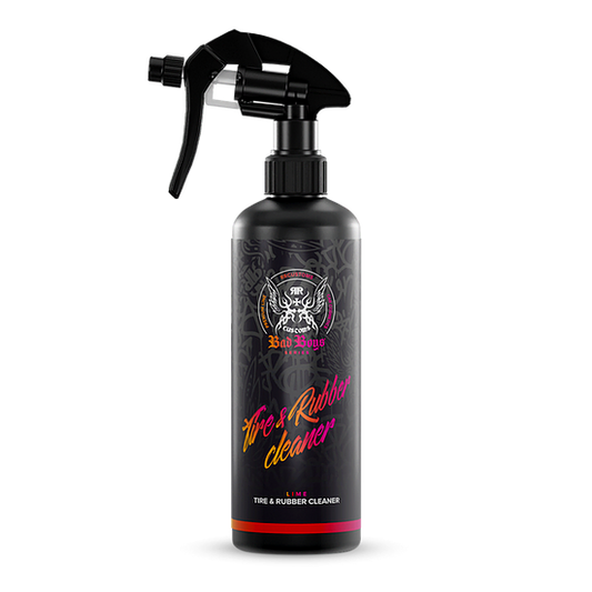 BAD BOYS Tire & Rubber Cleaner - padangų ir guminių paviršių valiklis, 500ml - DG Detailing Garage Vilnius - detailingo prekes