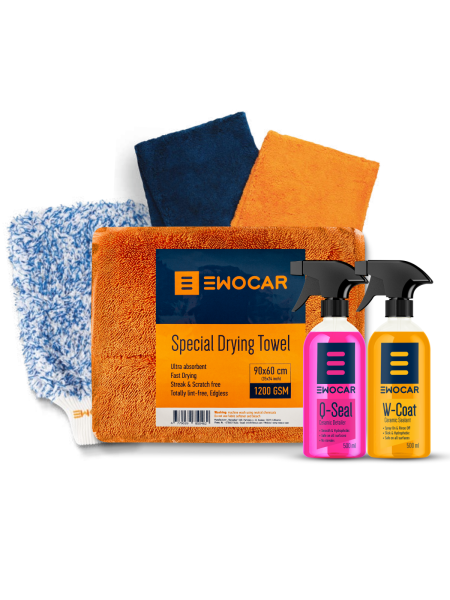 EWOCAR - Tikro motorgalvio detailing'o rinkinys