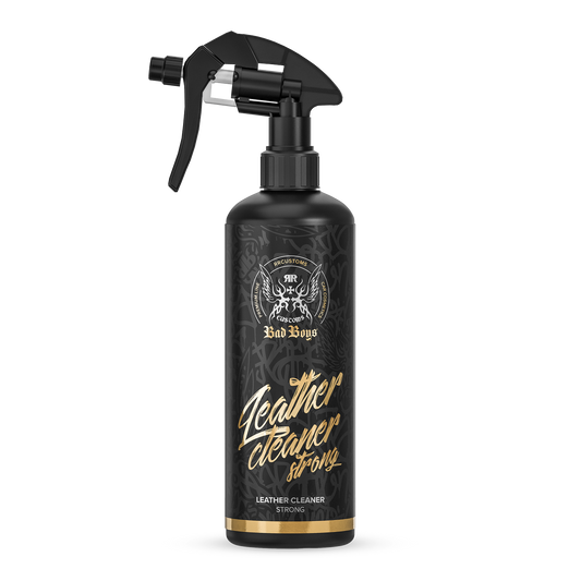 BadBoys Leather Cleaner Strong - odos valiklis 500ml - DG Detailing Garage Vilnius - detailingo prekes
